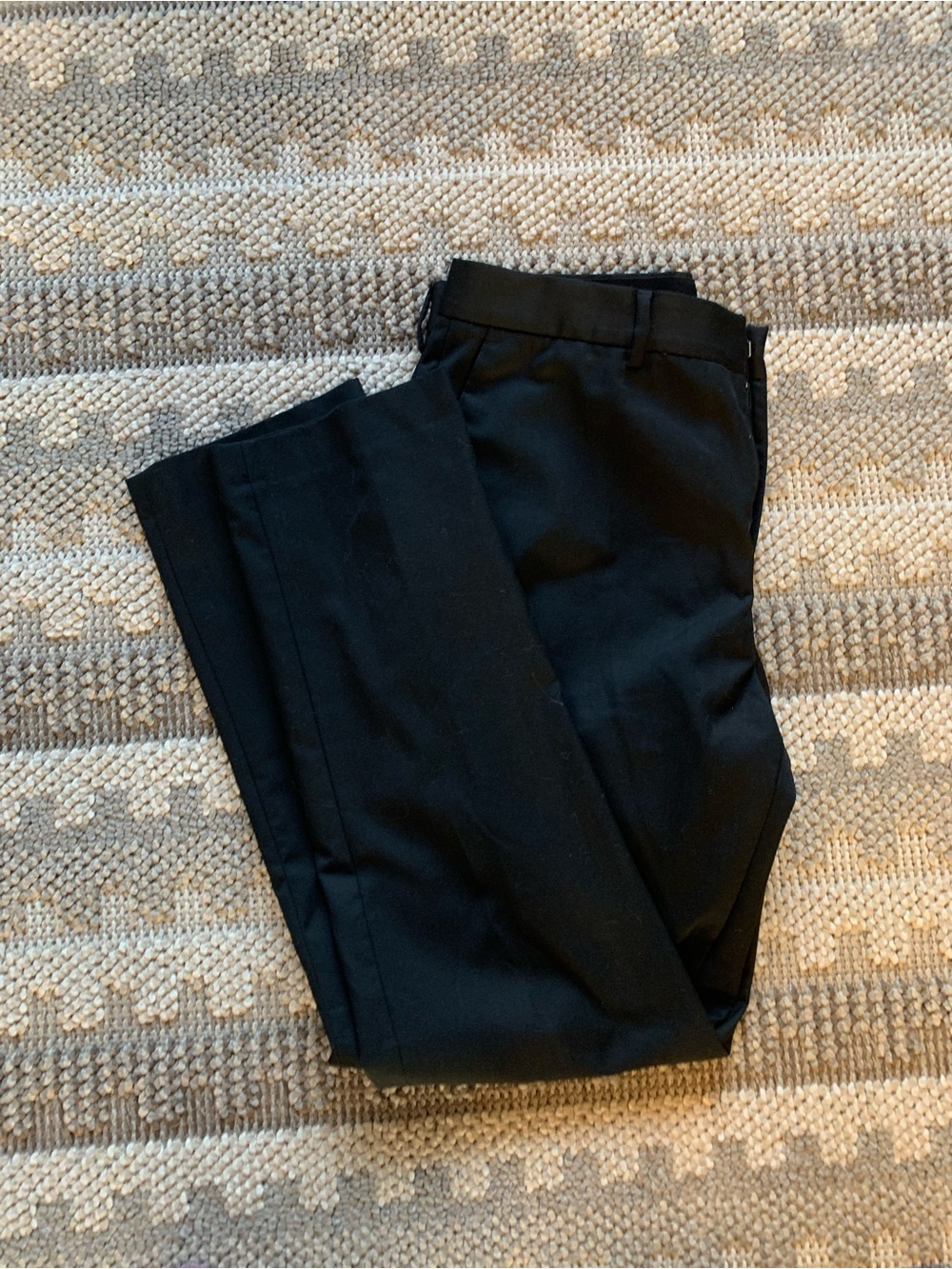 Buffalo David Bitton Black Men's Dress Pants
